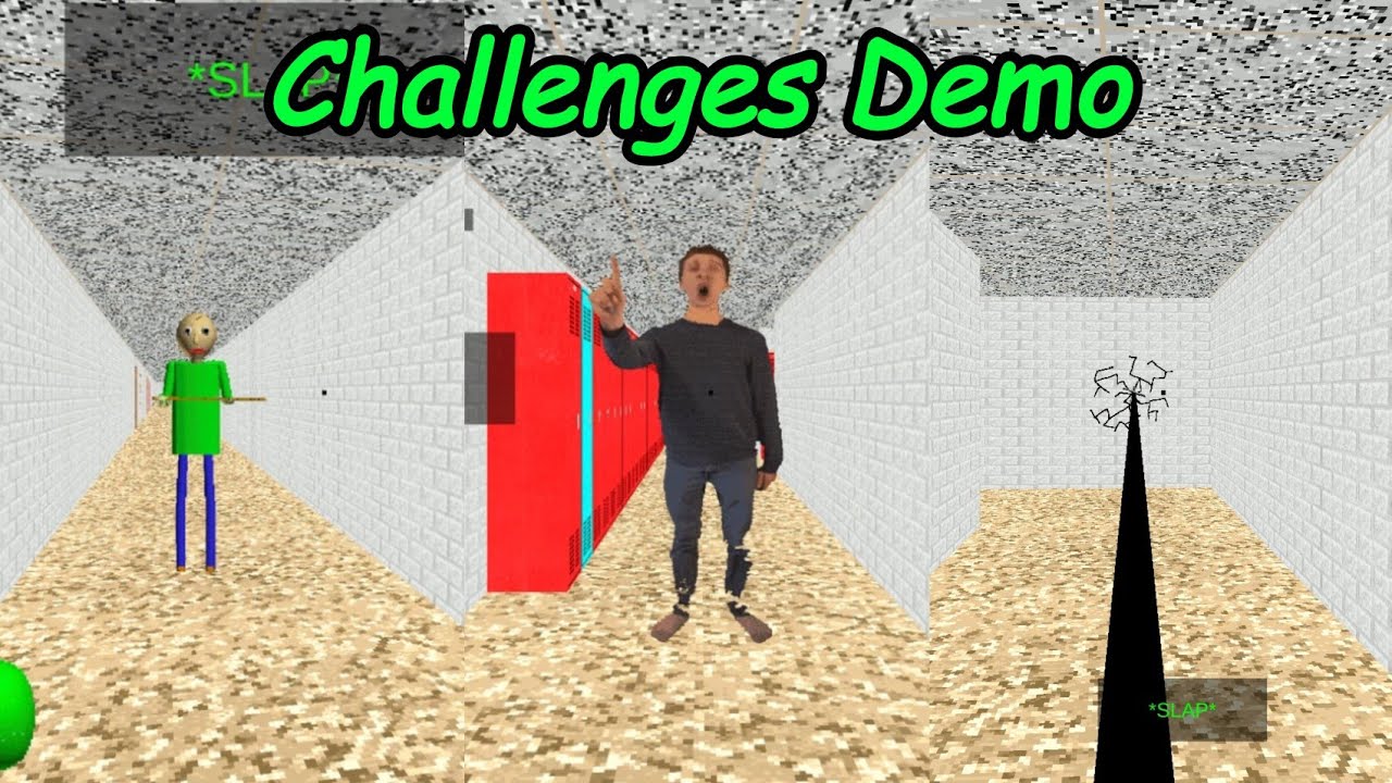 Baldi's Basics Challenges Maps Demo Version Gameplay