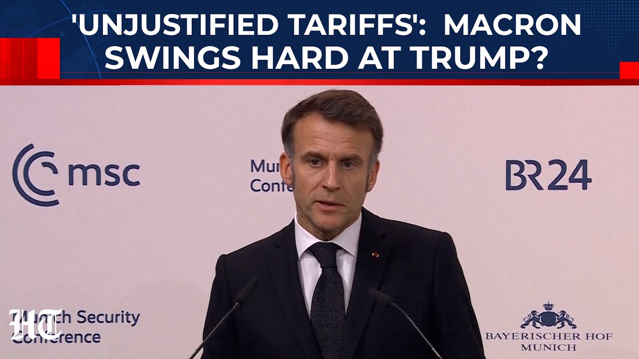 'Unjustified Tariffs': Macron Swings Hard At Trump As US, Europe Rift Widens Over Ukraine, Greenland