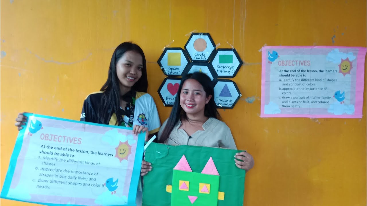 DEMONSTRATION TEACHING IN MULTI-GRADE CLASSES (ARTS:SHAPE AND COLORS) GRADE 1 AND 2