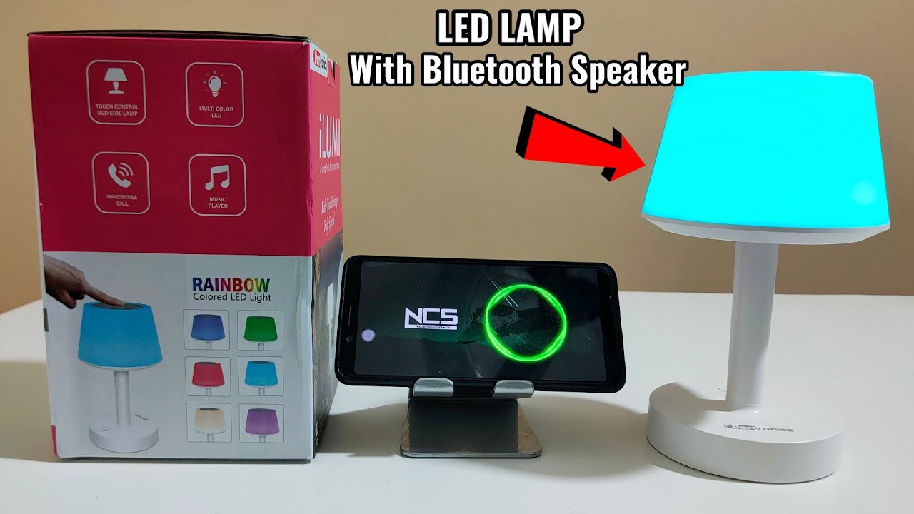 LED Lamp with Bluetooth Speaker - Chatpat Gadgets Tv