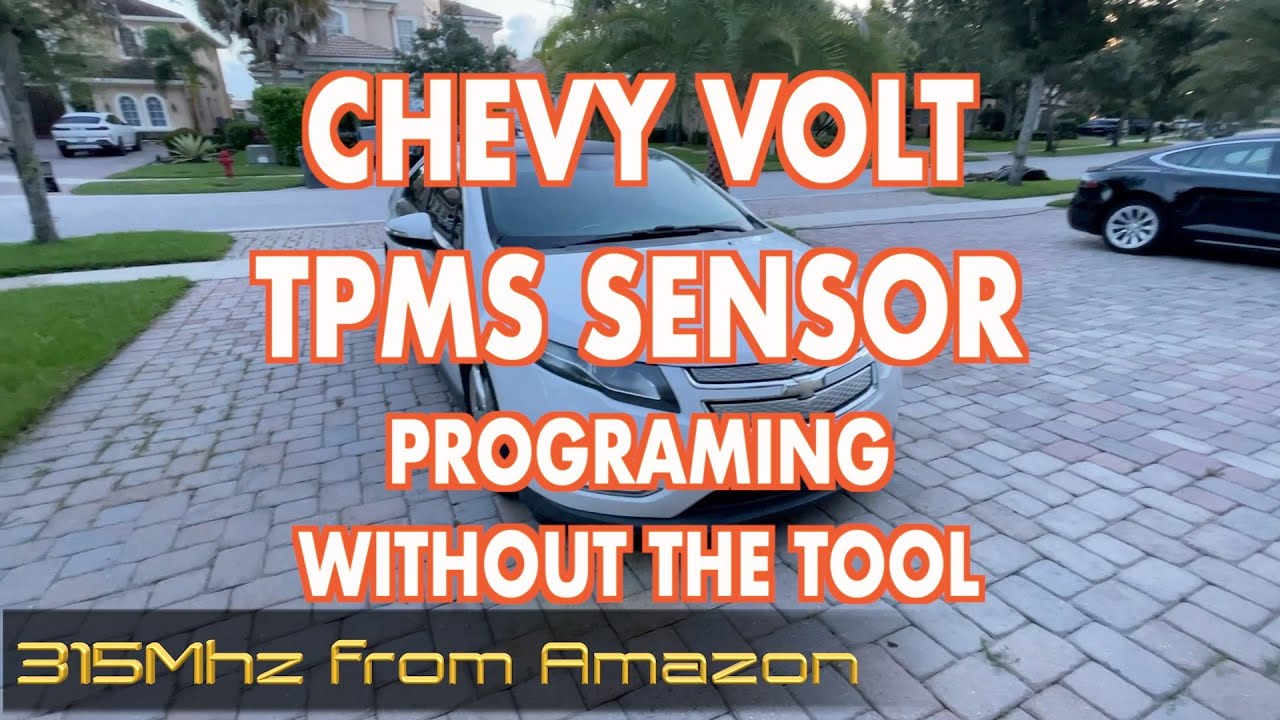 Chevy Volt TPMS sensor programing without the scanner tool