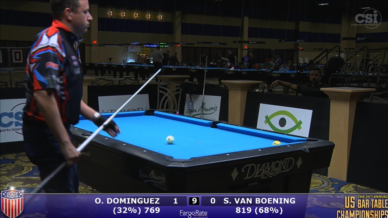 2017 US Bar Table Championships 9-Ball: Oscar Dominguez vs Shane Van Boening