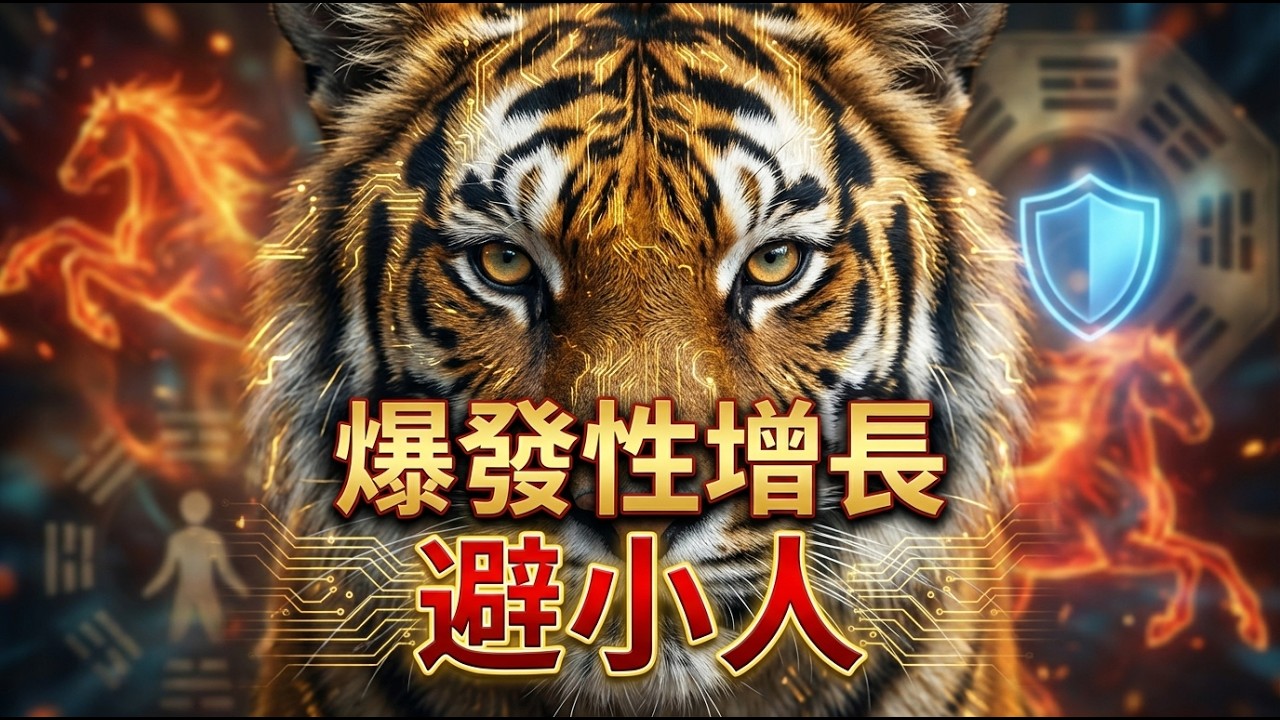 【圖文版】2026 屬虎運勢｜身價翻倍的「進攻年」！掌握 AI、能源股，這 3 個月財運最旺！💰#2026運勢 #屬虎 #投資理財 #生肖運程 #丙午馬年 #三合貴人 #AI投資 #開運