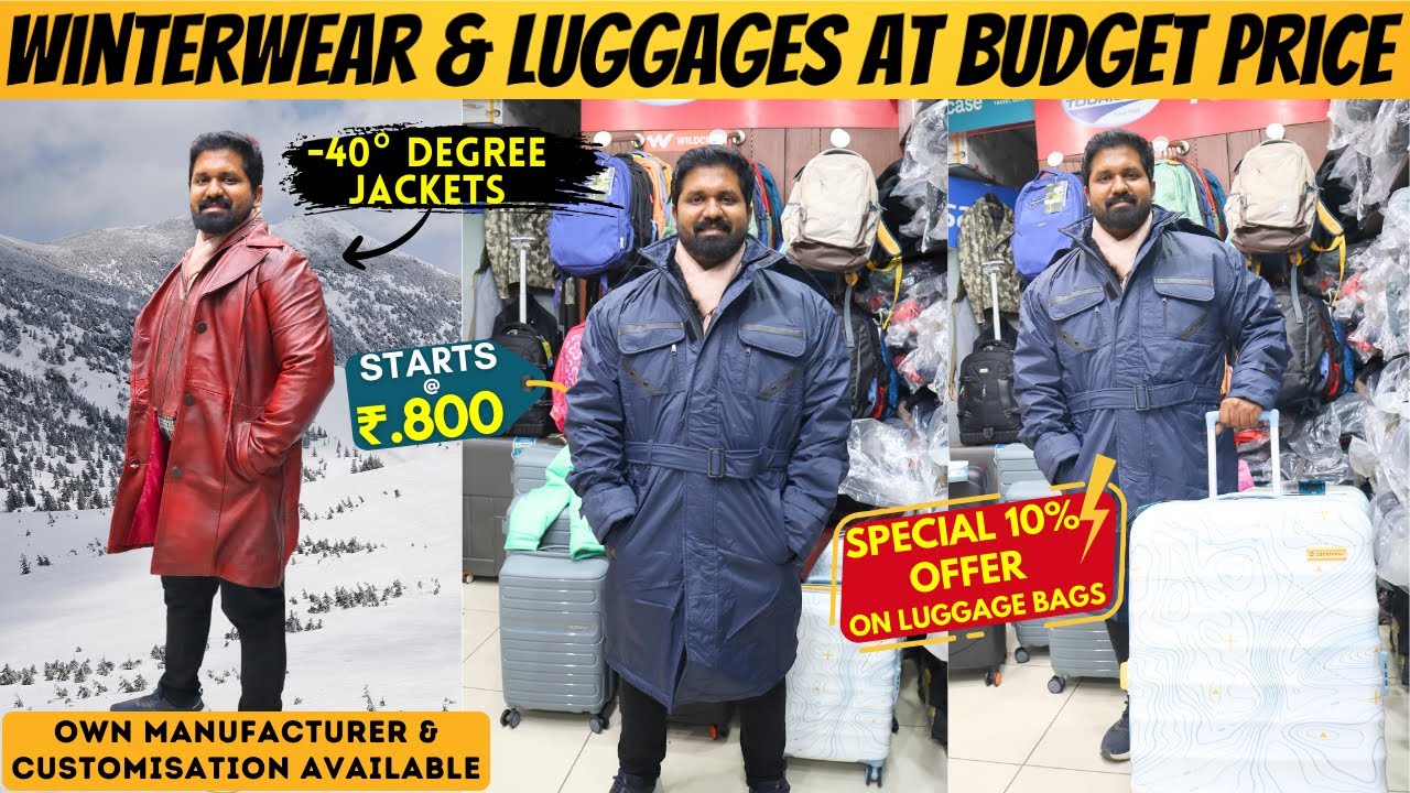 -40° Degree Winter Jackets at Low Price | Best Winterwear & Travel Bag Store in Chennai | MK Reacts