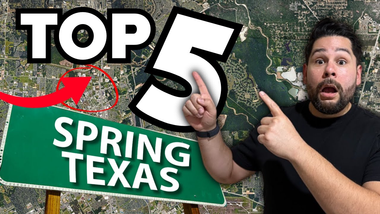 5 BEST Neighborhoods in SPRING TEXAS! [Everything You Need To Know]