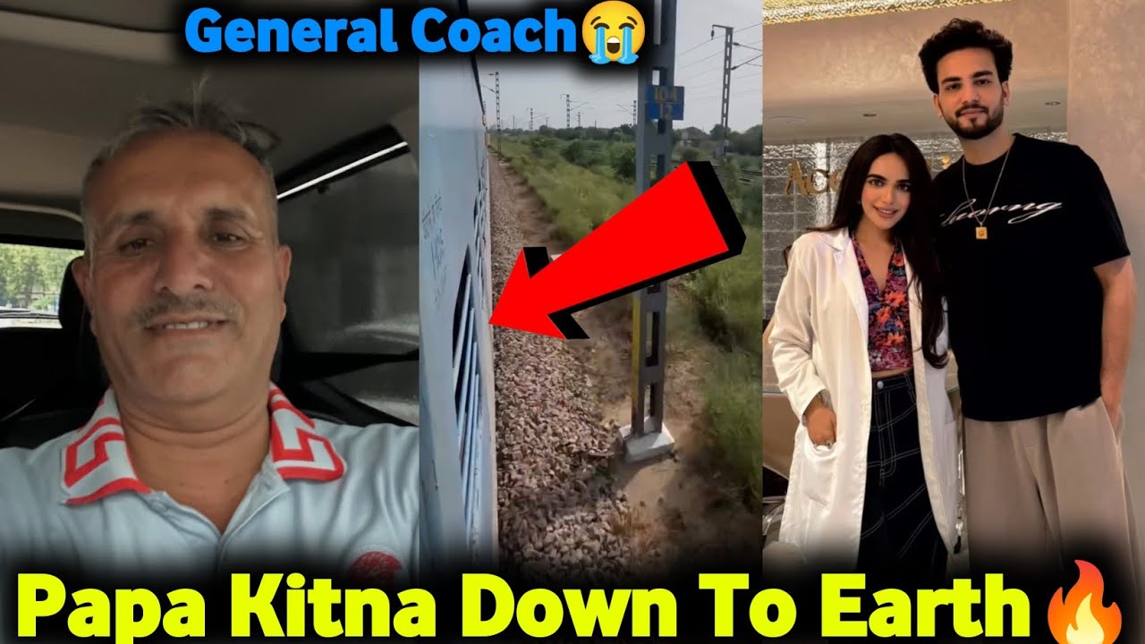 💔 : Elvish Yadav Father Travelled In Train General Compartment & Elvish Yadav Updates.!? 