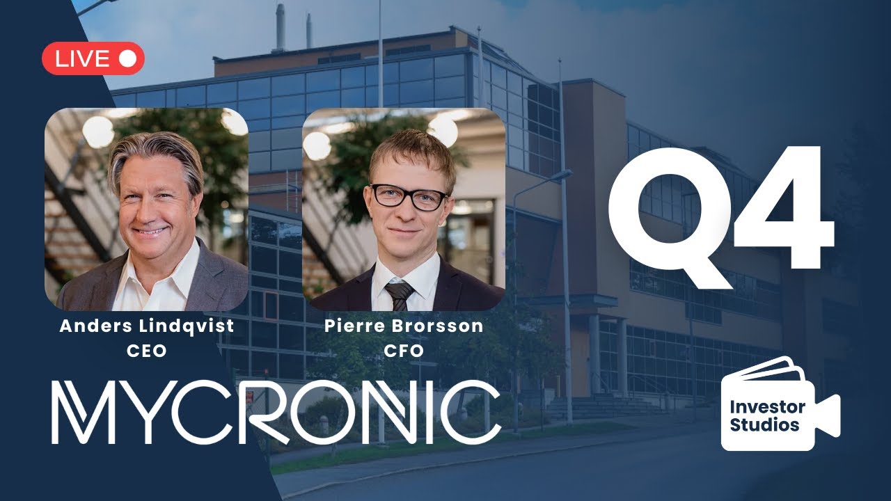 Mycronic Q4 - Presentation of Q4 2025, followed by Q&A
