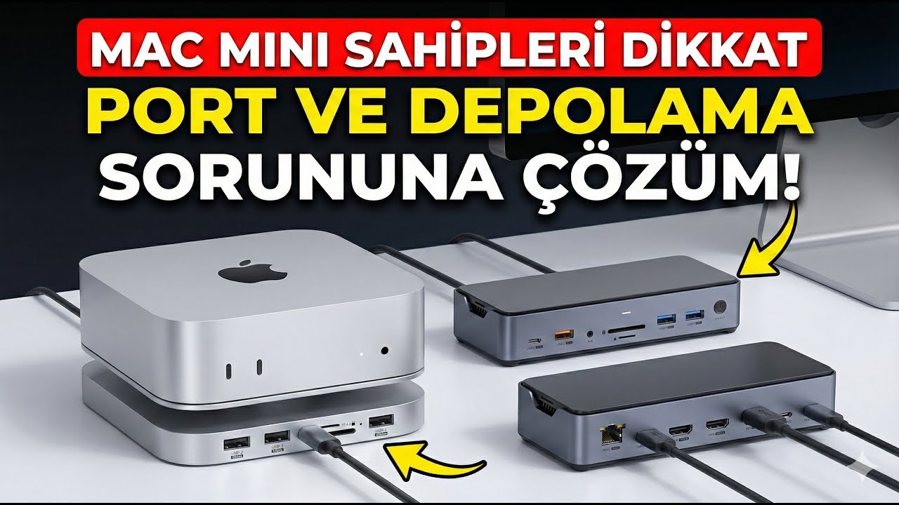 Mac Mini | PC'lere Depolama ve Port Çözümleri | 4 Farklı Model