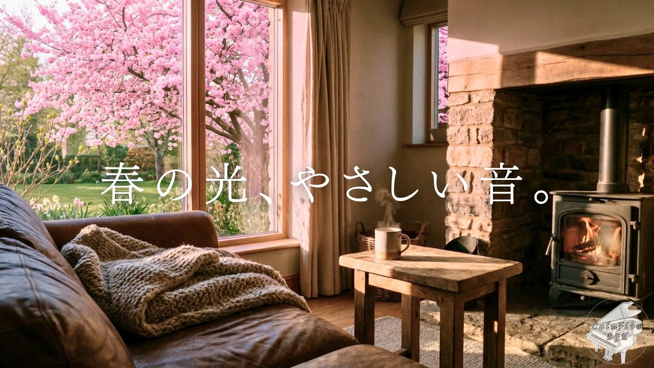 【Spring Morning Piano】 春の光、やさしい音。 | Relaxing Piano Music for Work, Study, Calm Morning
