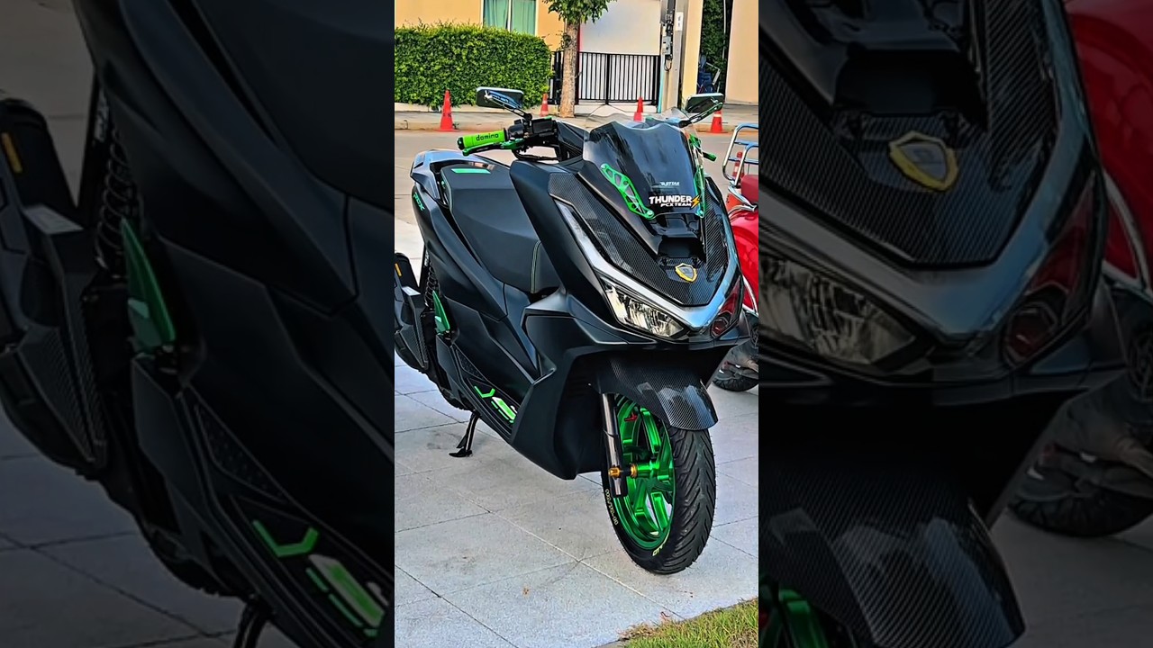 PCX 160 2025 BLACK TONE GREEN #pcx160 #pcx2025 #allnewpcx160 #automobile #shorts #assoehadi #pcx