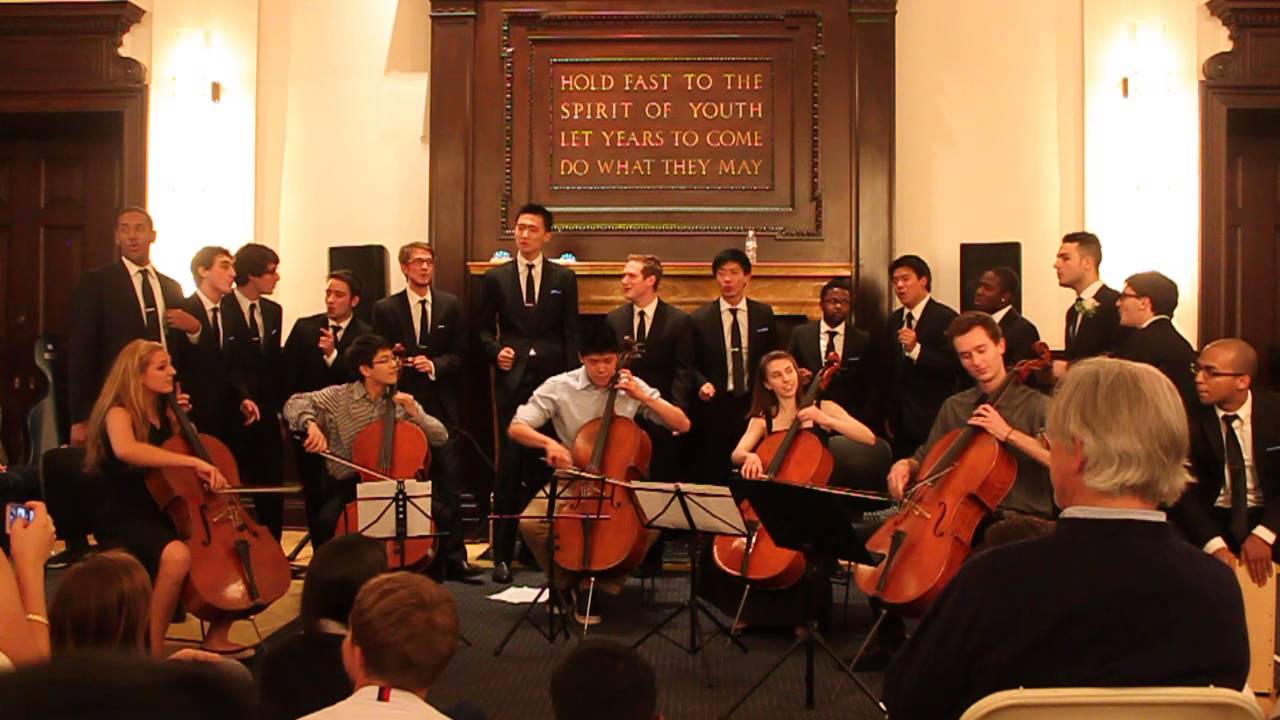 Don't You Worry Child - Columbia SHARP All Male A Cappella w. String Theory