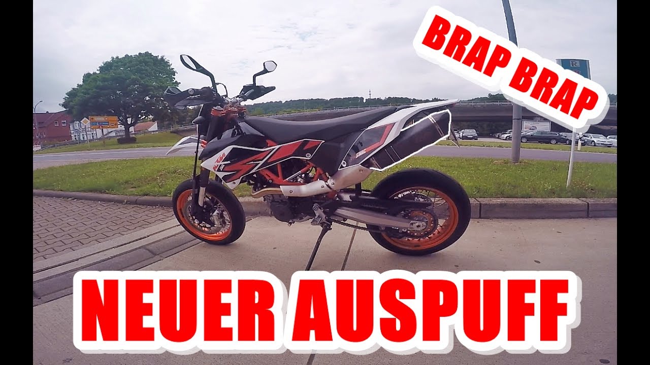 NEUER AUSPUFF | KTM SMC-R 690 | EXAN X-BLACK