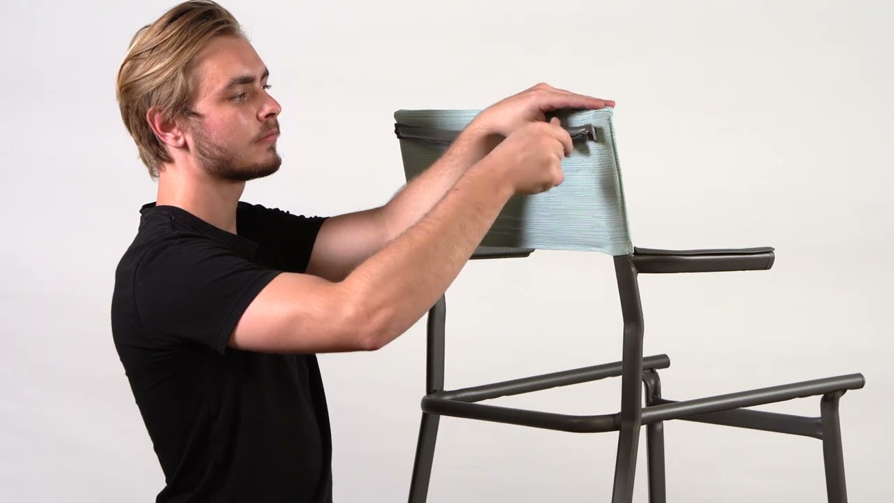 TUTO - Comment remplacer les toiles Batyline de sa chaise Oron LAFUMA MOBILIER ?