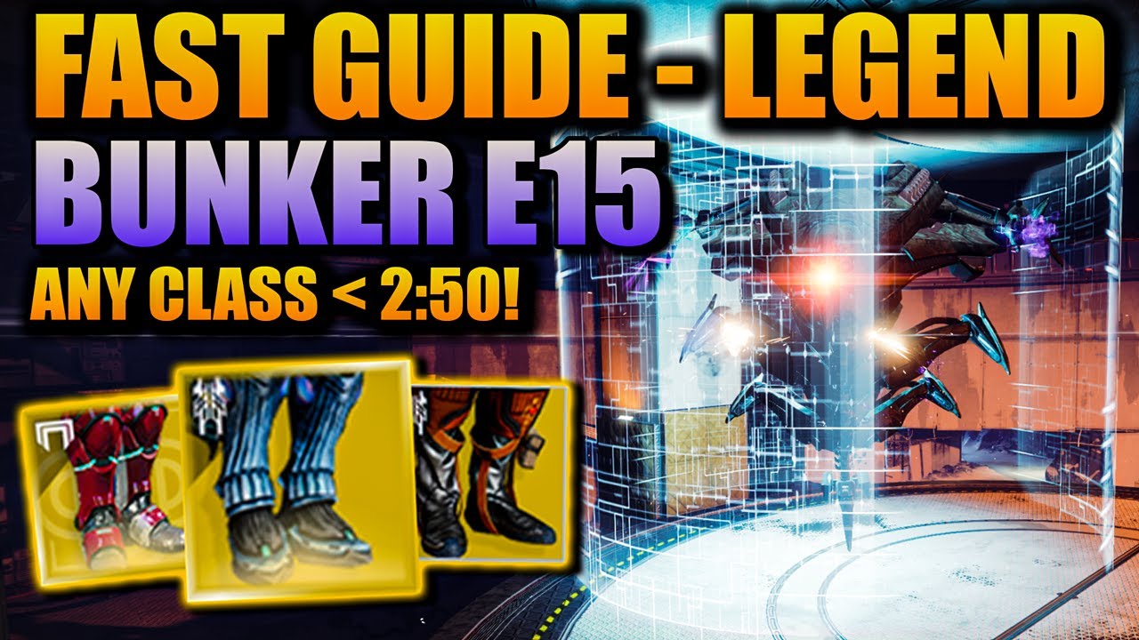 Destiny 2: Platinum BUNKER E15 Legend Lost Sector Guide - EASY & FAST - Season of the Lost
