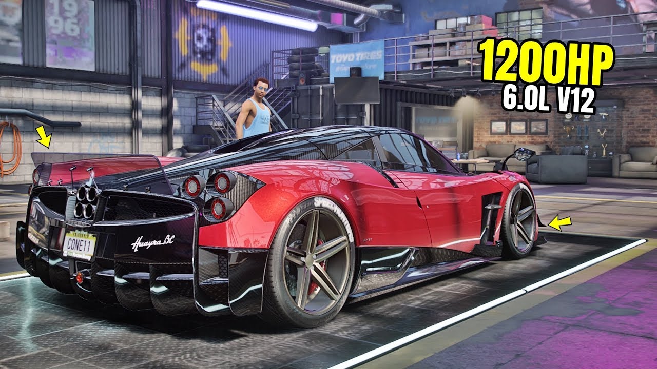 Need for Speed Heat Gameplay - 1200HP PAGANI HUAYRA BC Customization | Max Build 400+