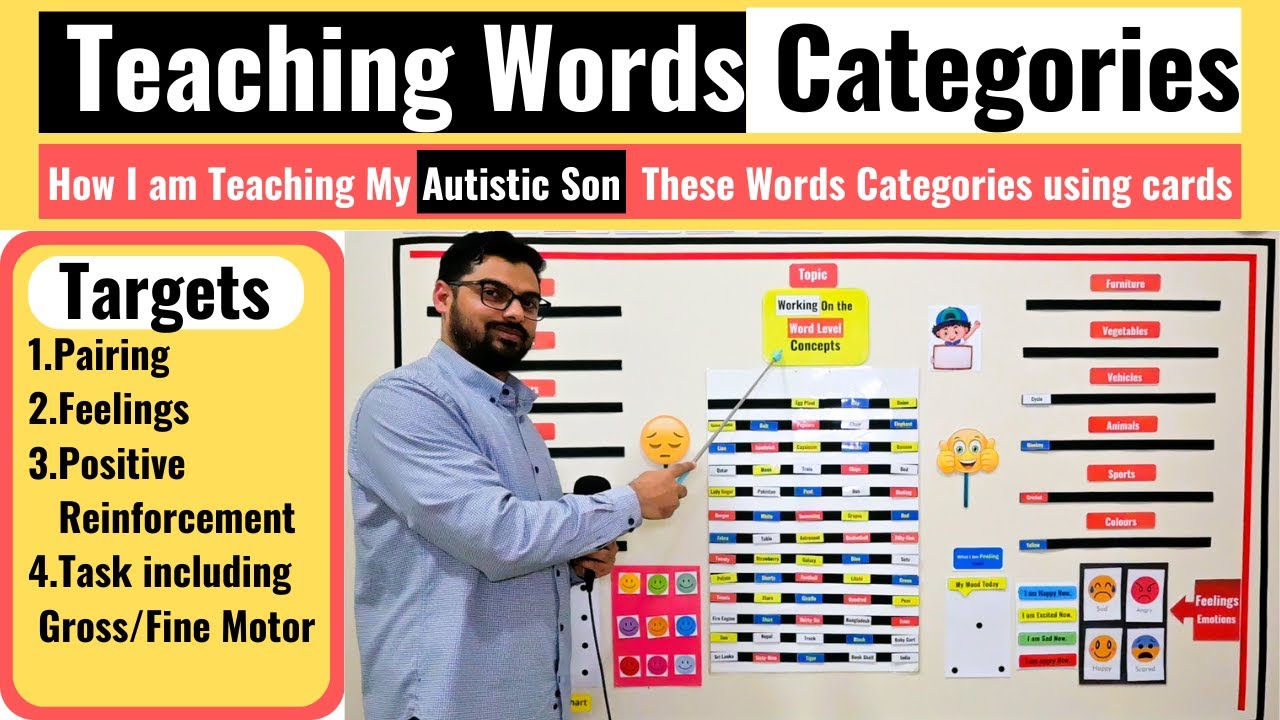 Teaching Words Categories to My Autistic Child | Autism | #youtubeshorts #shorts #shortvideo