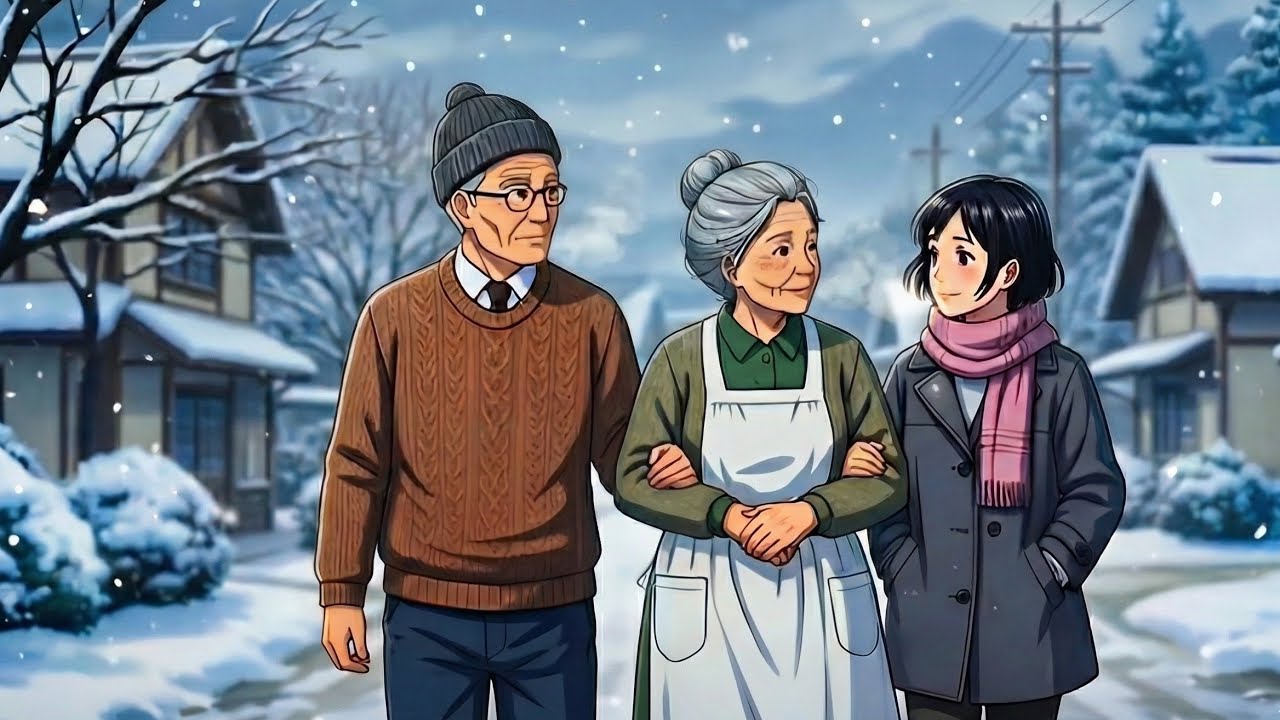 A Quiet Winter Week With My Grandparents ❄️ | Cozy Anime Story That Heals the Soul||