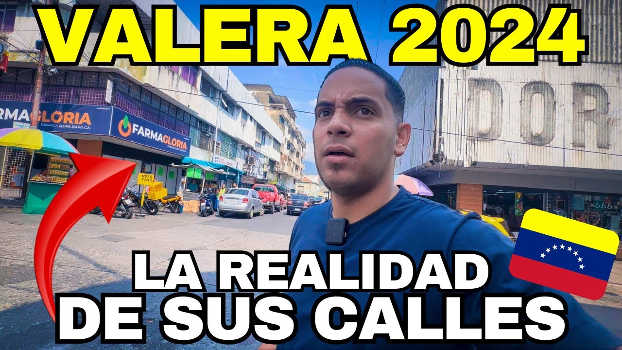 Así es la Realidad en LAS CALLES DE VALERA en 2024 - Valera, estado Trujillo VENEZUELA 🇻🇪