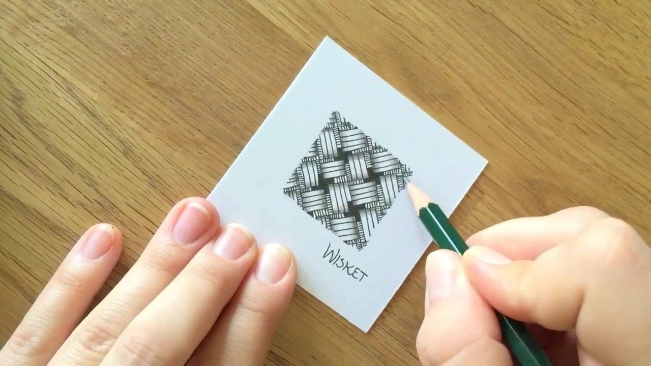 Zentangle® Muster: Wisket