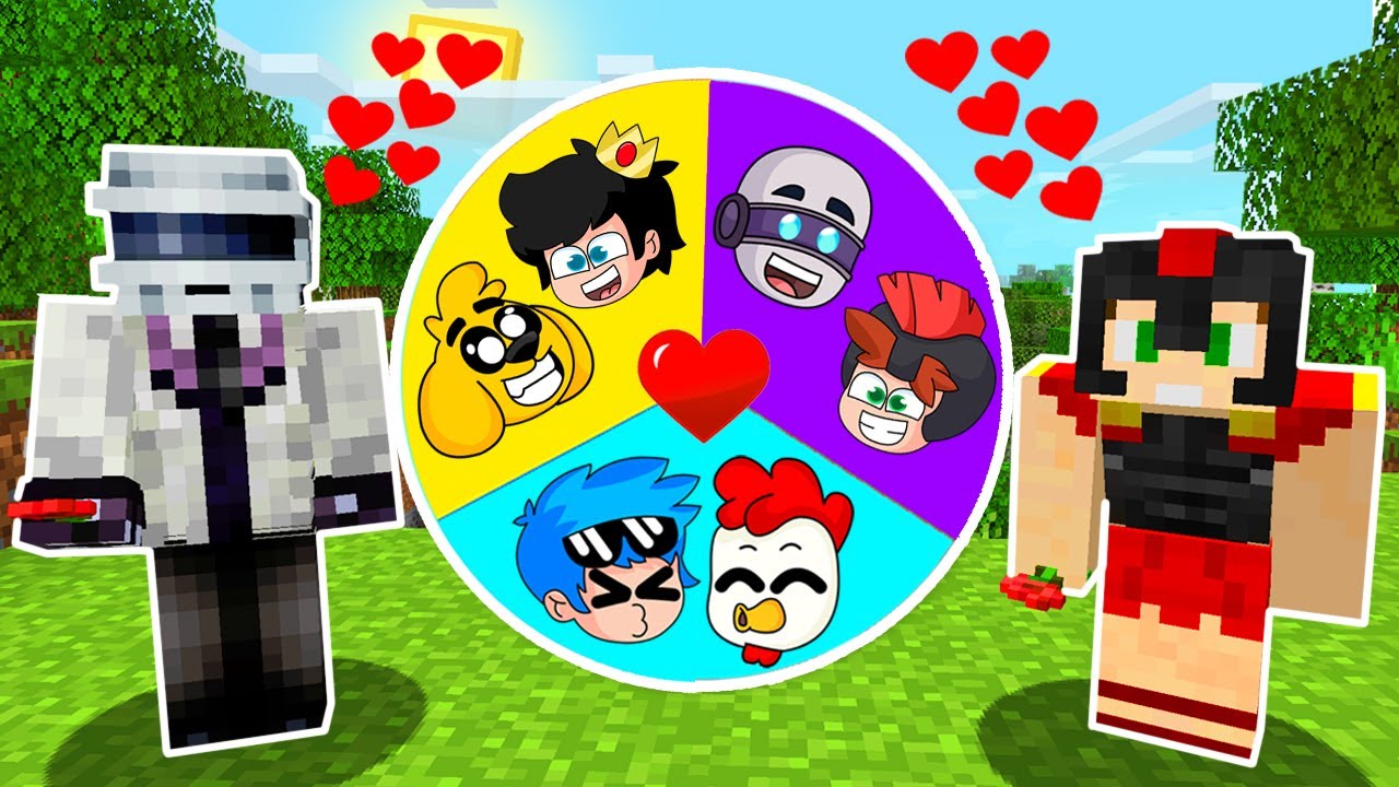 ¡LA RULETA DEL AMOR! 🎯😏 - PRUEBA TU SUERTE EN MINECRAFT