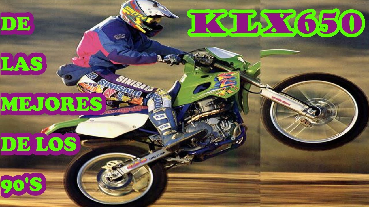 KAWASAKI KLX650 / como ES una KAWASAKI KLX650 / LA moto que COMPETIA con la KAWASAKI KLR650