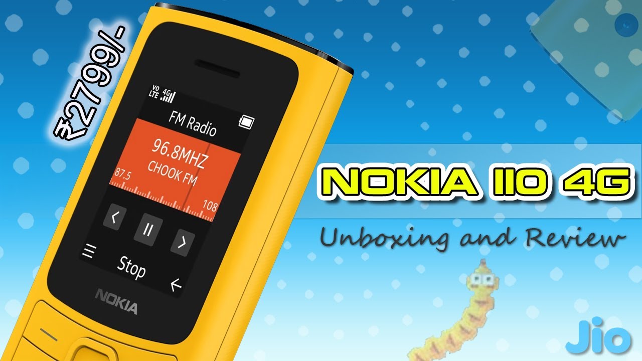 Nokia 110 4G Unboxing and Review | Nokia best 4G feature phone