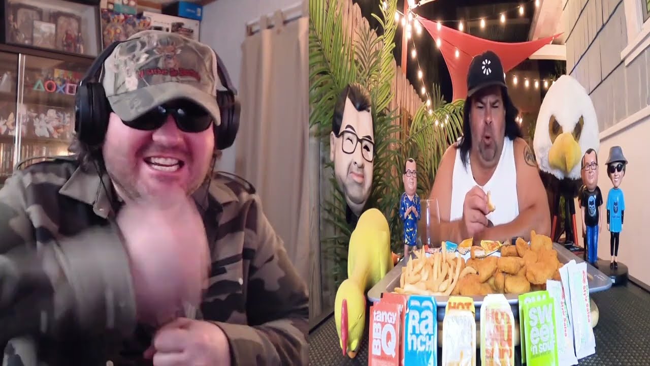 ASMR - 100 Chicken Nuggets Mukbang Challenge (This Is Big Ed) - Reaction! (BBT Reupload)