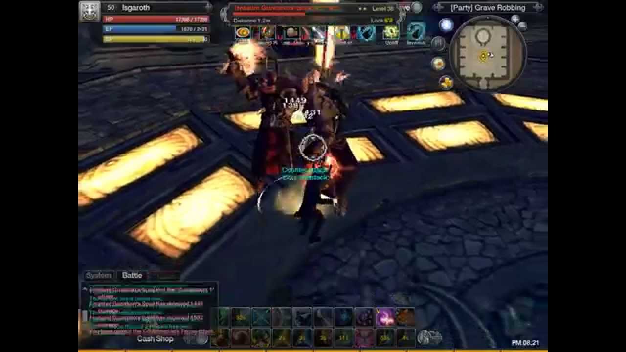 RaiderZ - Double Riviute (Grave Robbing) - Battle Cleric Solo