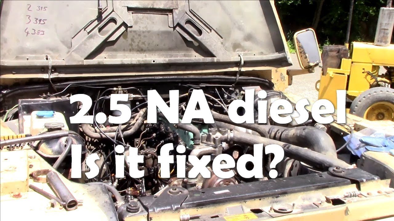 2.5 NA Дизель работает. Но исправен ли он?