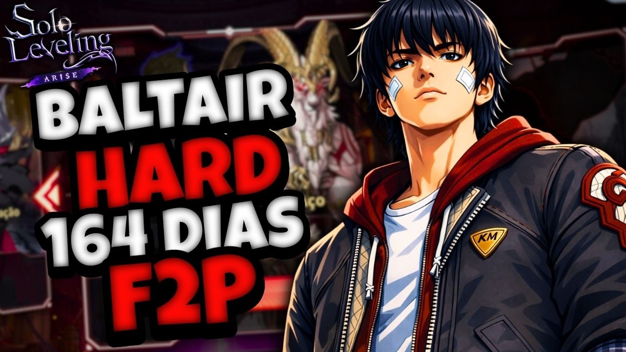 OFICINA BALTAIR MODO HARD FEITA EM 164 DIAS #F2P - SOLO LEVELING ARISE