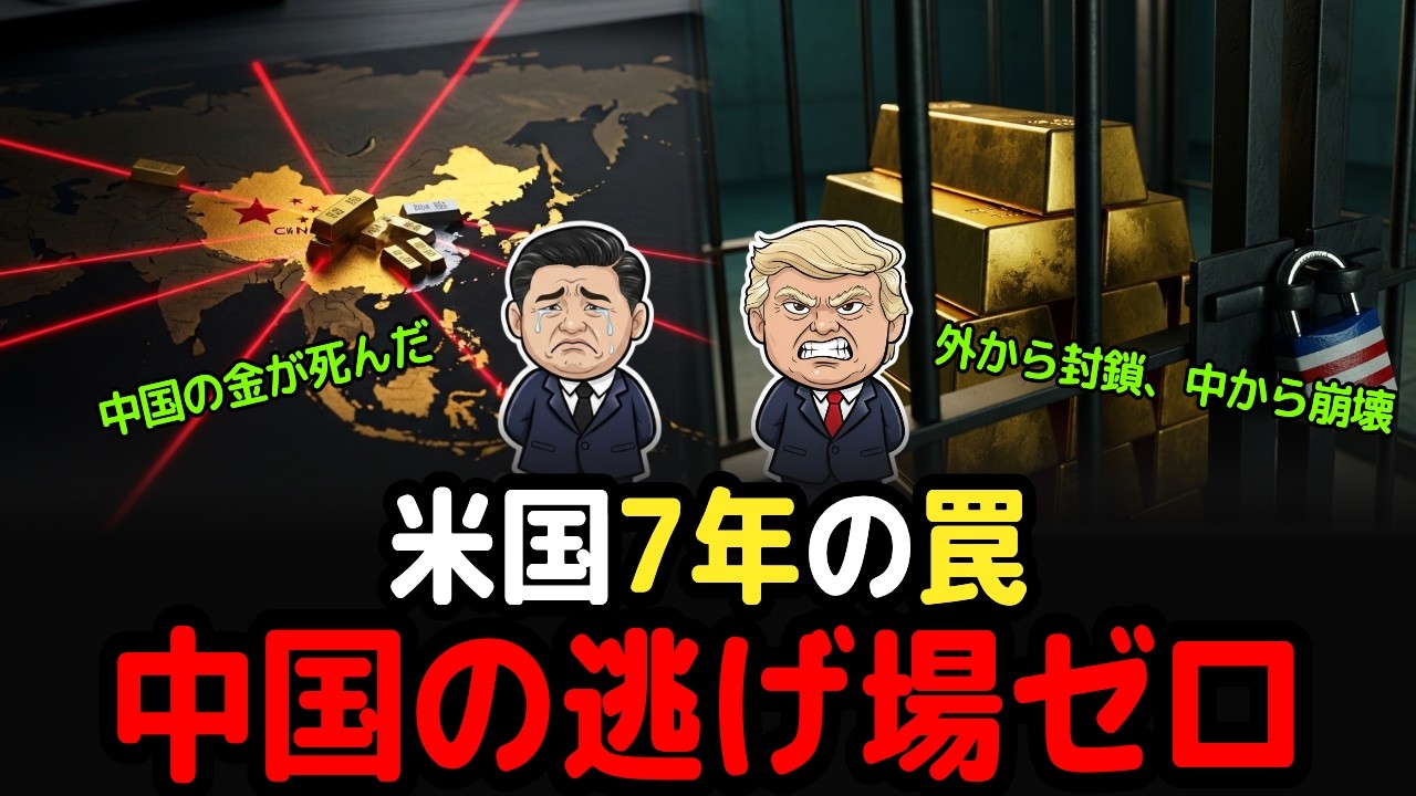スッキリ解説、金が1日で7兆ドル消えた本当の理由｜アメリカが中国に仕掛けた3つの罠