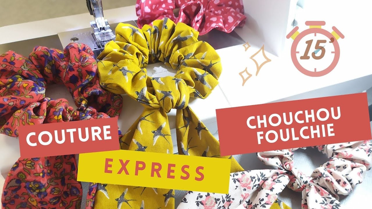 #couturedebutant #couturefacile Couture express Chouchou Foulchie