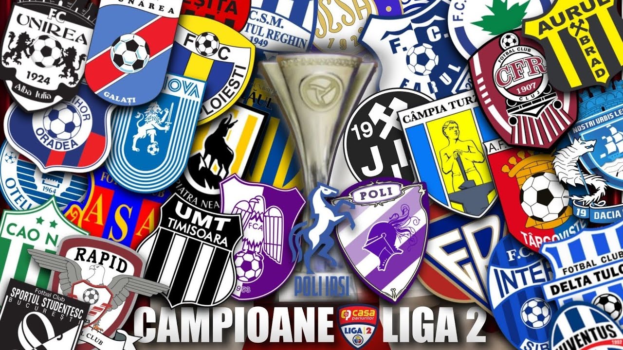 CAMPIOANE LIGA 2 ROMANIA - ISTORIC