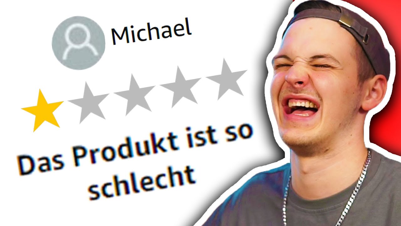 Huebi reagiert auf die witzigste Amazon Bewertung 🤪