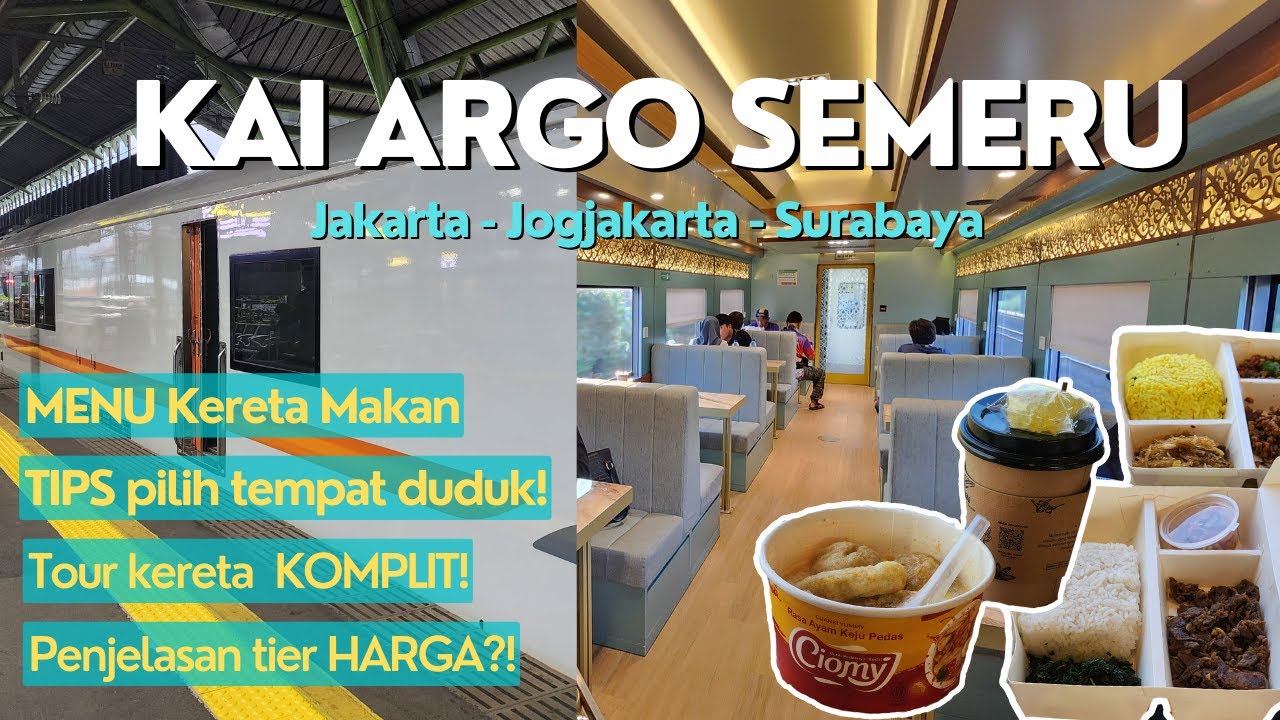 Argo Semeru Eksekutif Full Tour, Tips, dan Tutorial Komplit! Kereta Api Rute Jakarta ke Jogja, Sby
