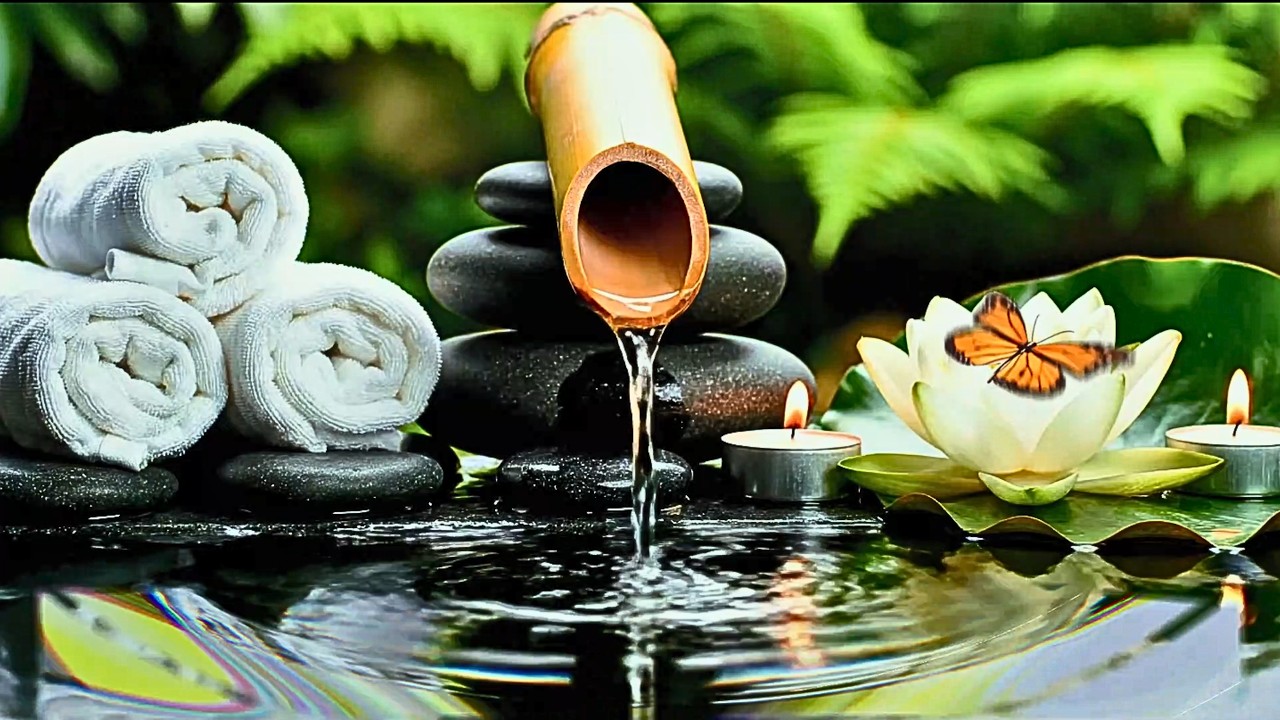 Unwind Gently and Sleep 🌙 Bamboo Water Sounds for Inner Calm