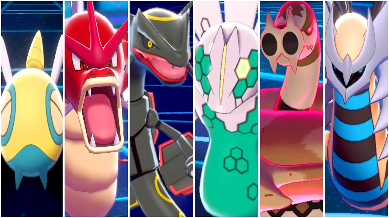 FULL SERPENT & SNAKE POKEMON TEAM! ( Zygarde, Rayquaza, Sandaconda, Gyarados, Giratina, Dunsparce