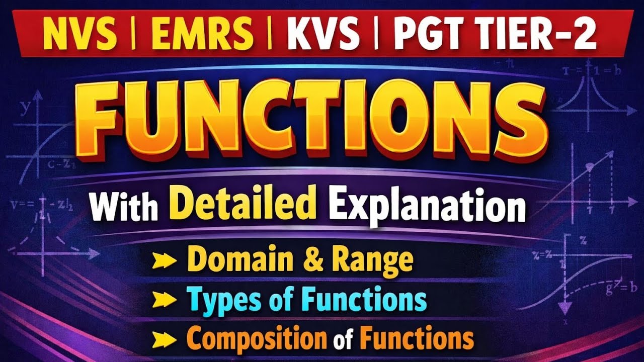 Function PYQ | EMRS,NVS,KVS PGT(MATHEMATICS)TIER |Most Expected Question #nvs #emrs #kvs #pgtmaths