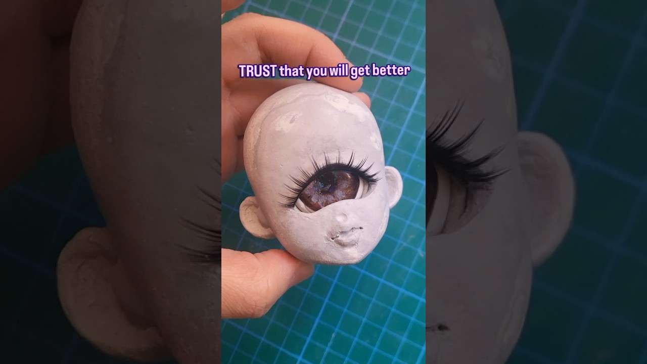 Is this 👁 big enough??✨️ #bjd #art #doll