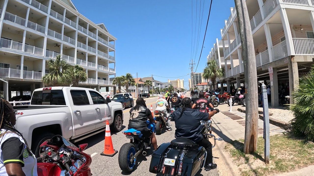 BLACK BIKE WEEK 2025 | Riding To Tru Ikonz MC Pool Party | Recorded By 