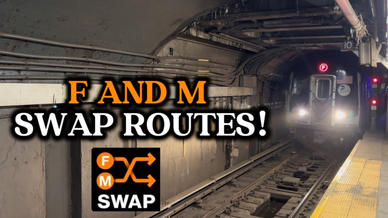 F and M Route Swap: The Biggest Subway Flip in Years	
