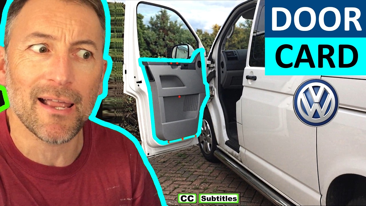Как снять дверную карточку на VW T5 - VW T5 Удаление карты двери
