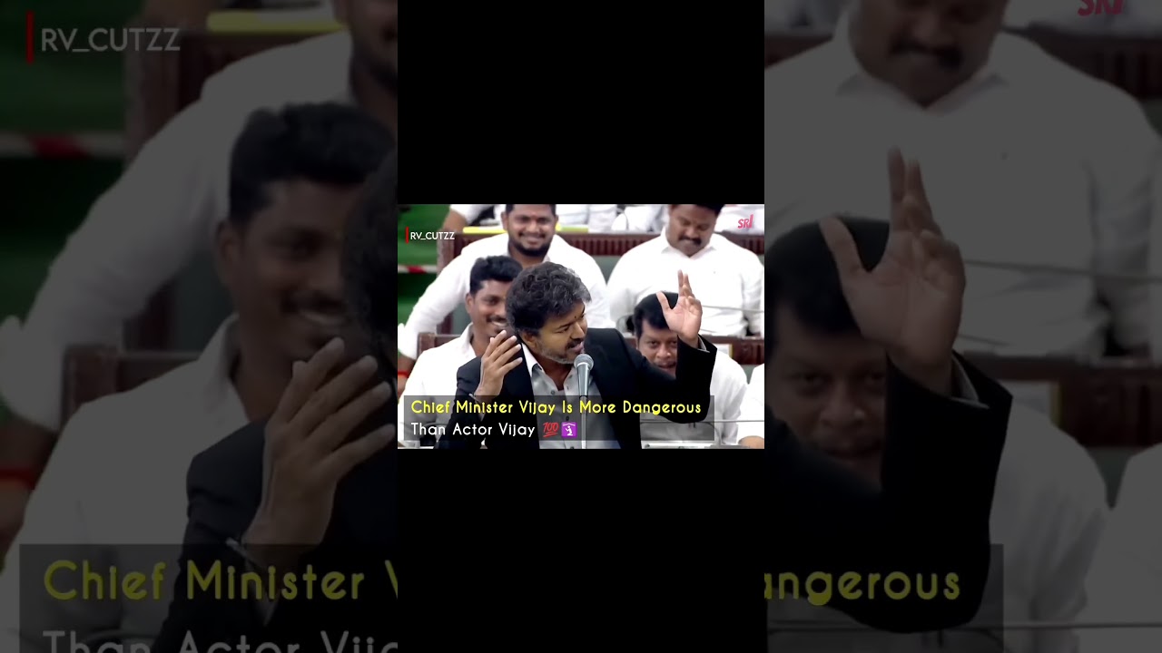 Cm vijay speech🔥🤙 | Thalapathi 🥰 #tvk #tvkvijay #cm #cmvijay #trending #thalapathy #new