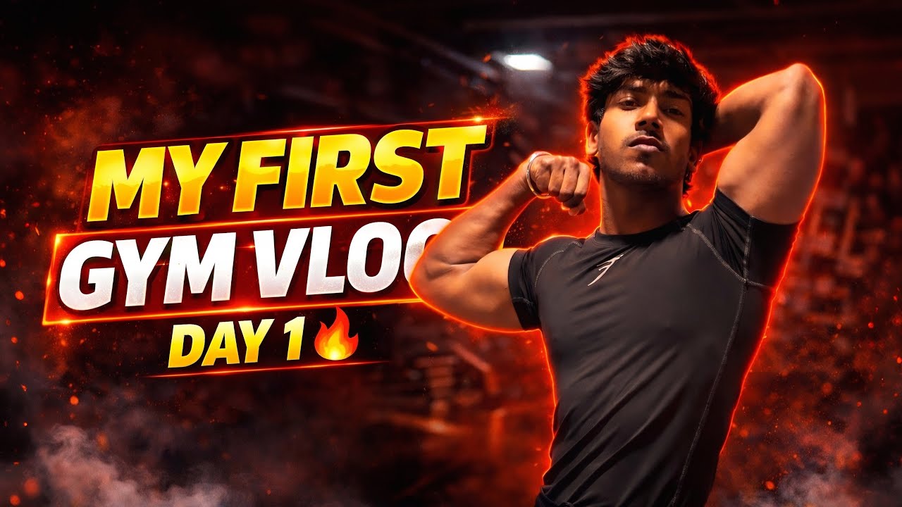 My First Day in Gym Vlog💪🔥 | Fitness Journey Begins | ROHIT Fit Vlogs 