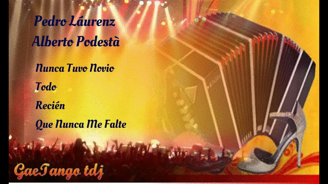 Tanda di tango Pedro Laurenz Alberto Podestà  1943