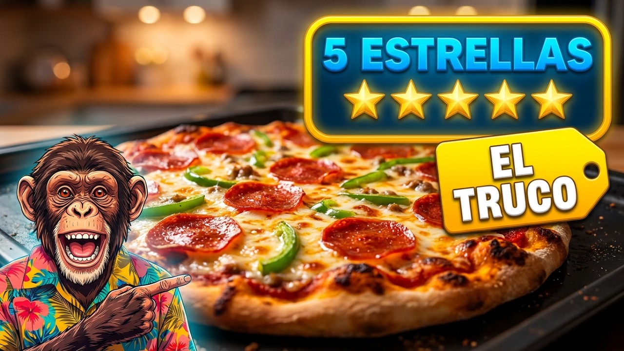 Pizza congelada no te quedes en el intento de  hornearla suculenta y crocante