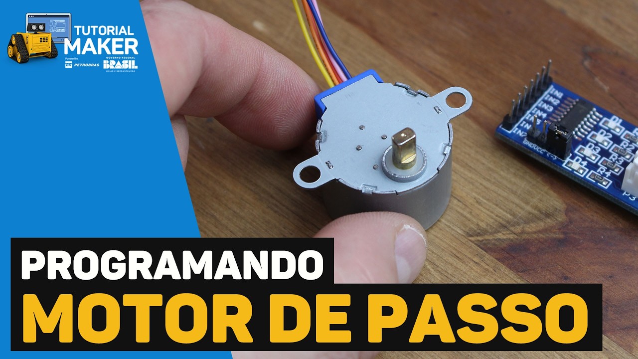 Acionando Motor de Passo com Arduino e ULN2003 – Passo a Passo #tutorialmaker