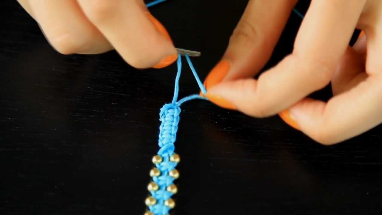 DIY Arm Candy :: Beaded Square Knot Bracelets