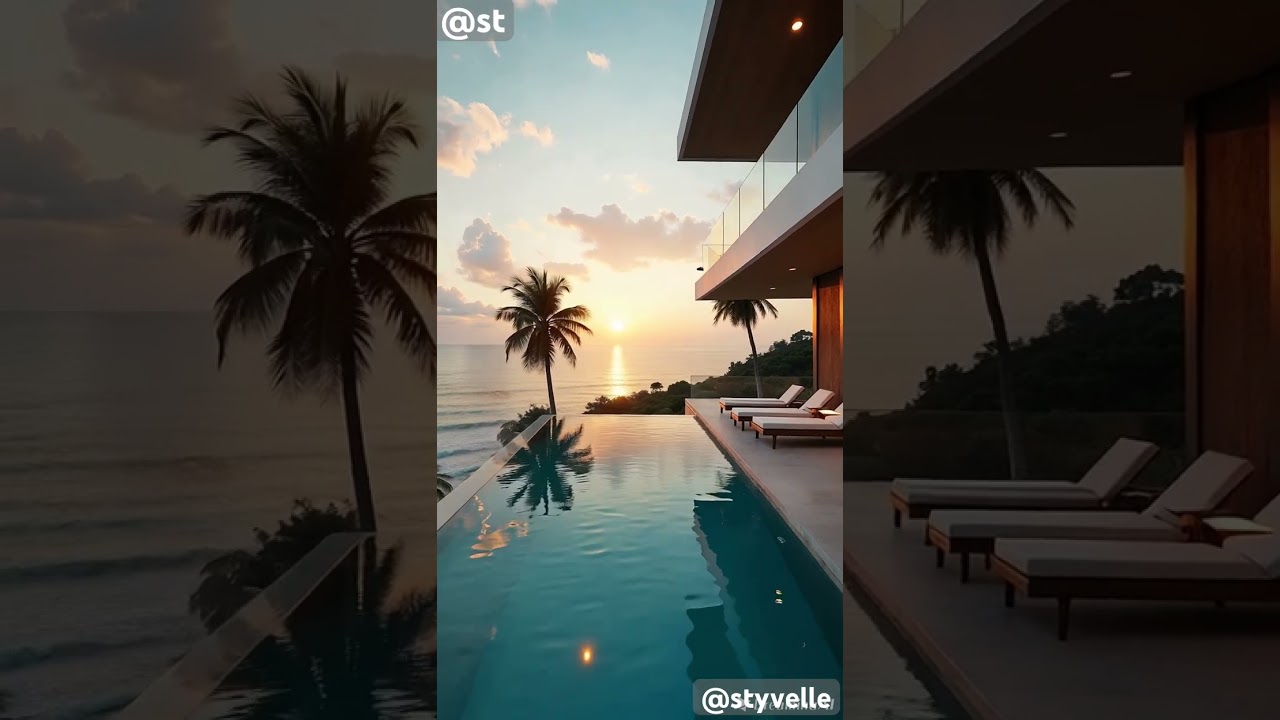 Luxury Villa with Infinity Pool #elegance #styvelle #beauty