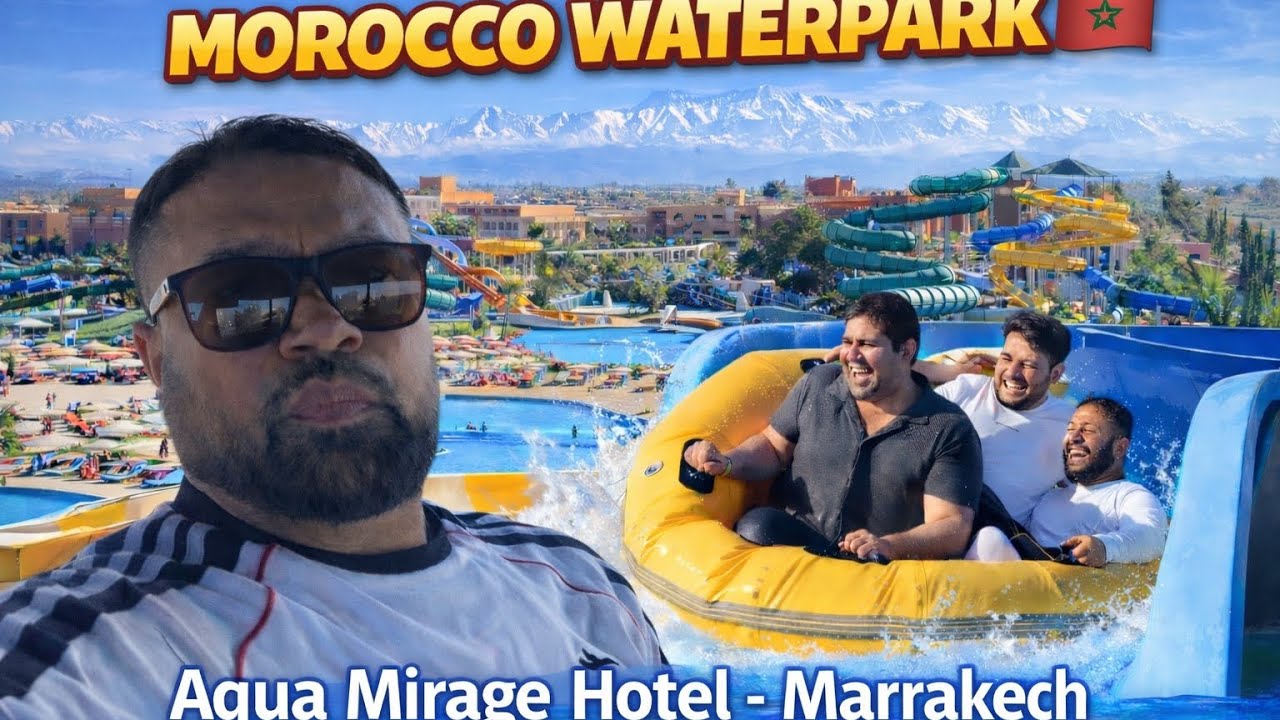 We Found a Waterpark in Morocco! 💦 Aqua Mirage Marrakech Vlog